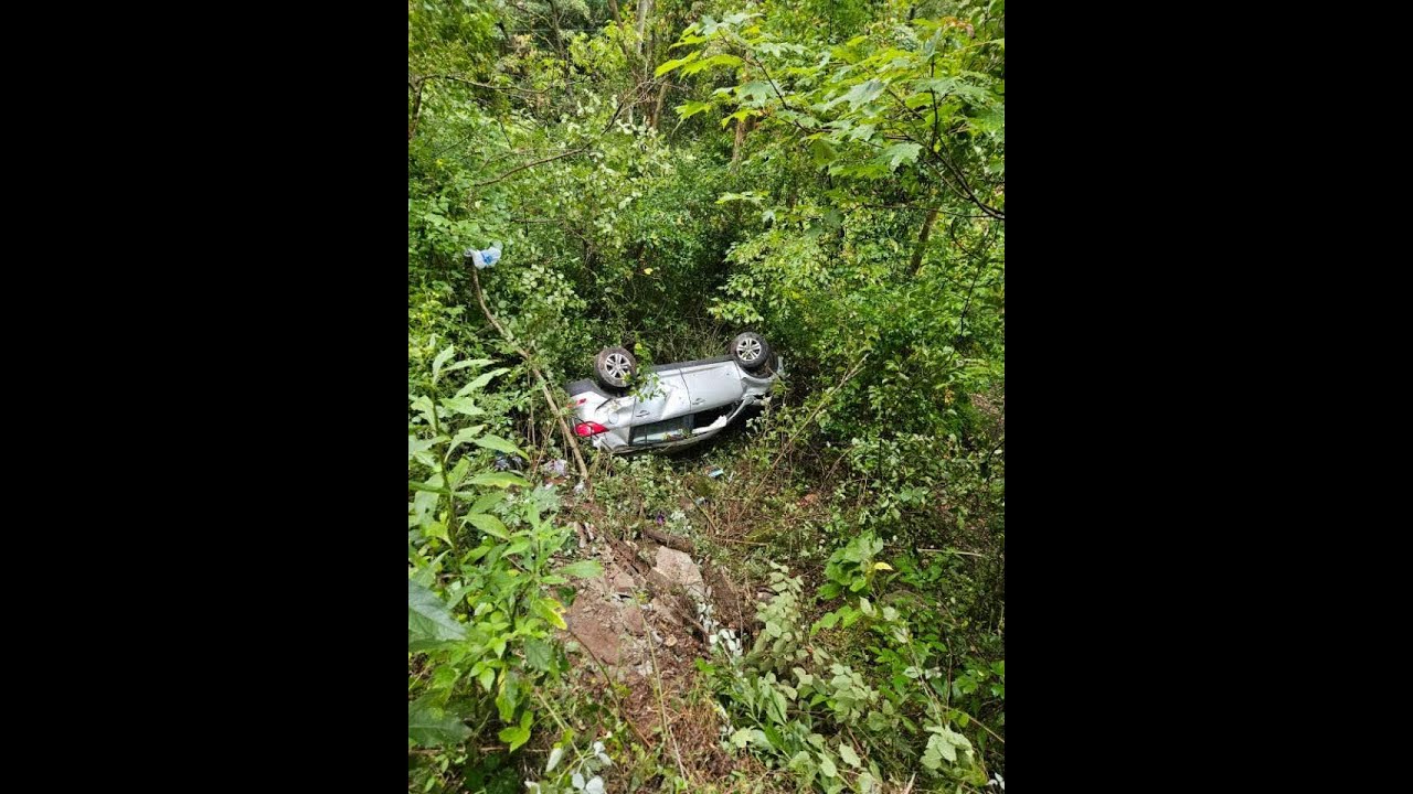 Firefighter POV Responding Direct to Rollover w/ Entrapment