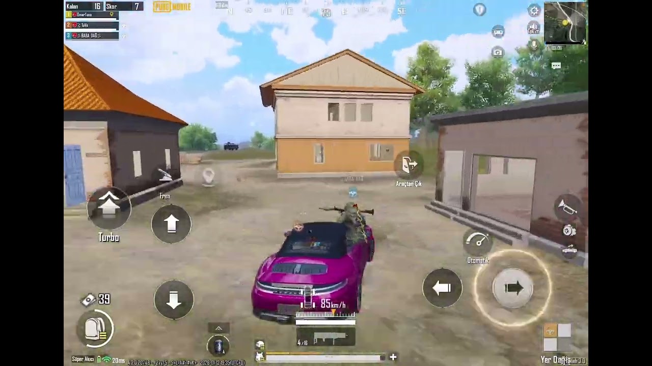 KOMUTANIM SON ANA KADAR DİRENDİ🫡 PUBG MOBİLE AĞIR SİLAH MODU 