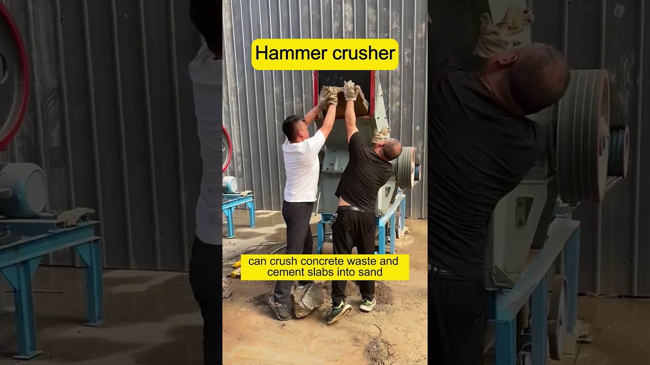 #hammer #crusher#making #sand #rock #machine #crushing #business #recycled#welding #stone #factory