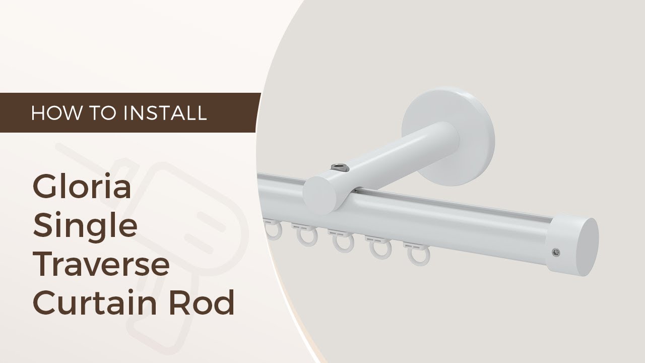 How to Install Gloria Single Traverse Curtain Rod