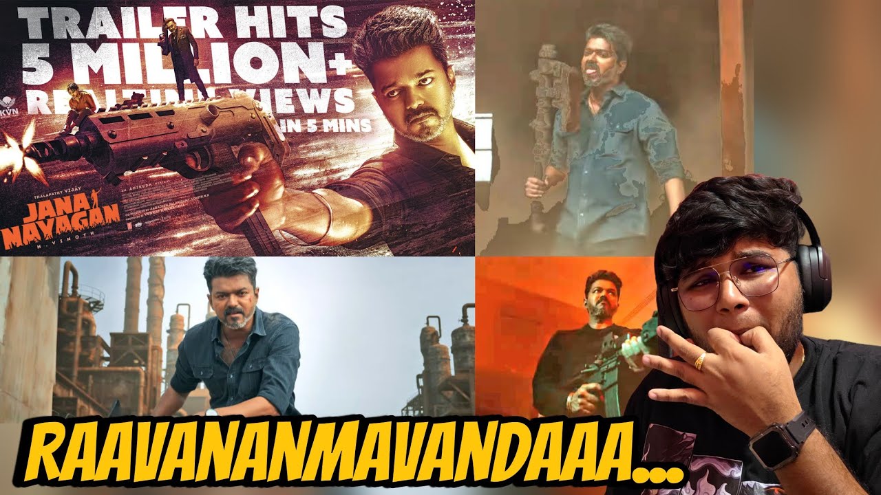 Jana Nayagan Official Trailer Reaction 🔥🇲🇾  