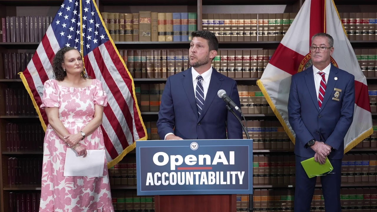 AG James Uthmeier Announces First-in-the-Nation State Lawsuit against OpenAI and Sam Altman