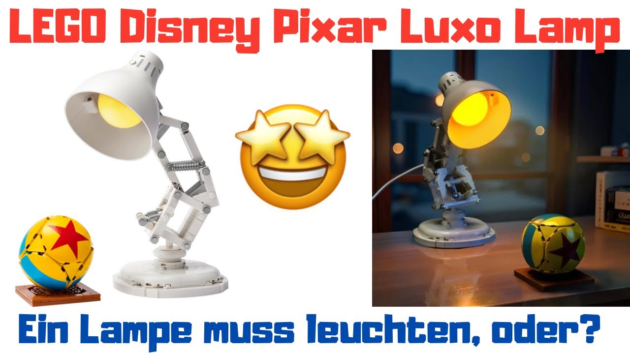 LEGO® IDEAS Disney® Pixar Luxo Lampe 21357 - wenn schon - denn schon! Ein Licht geht auf!