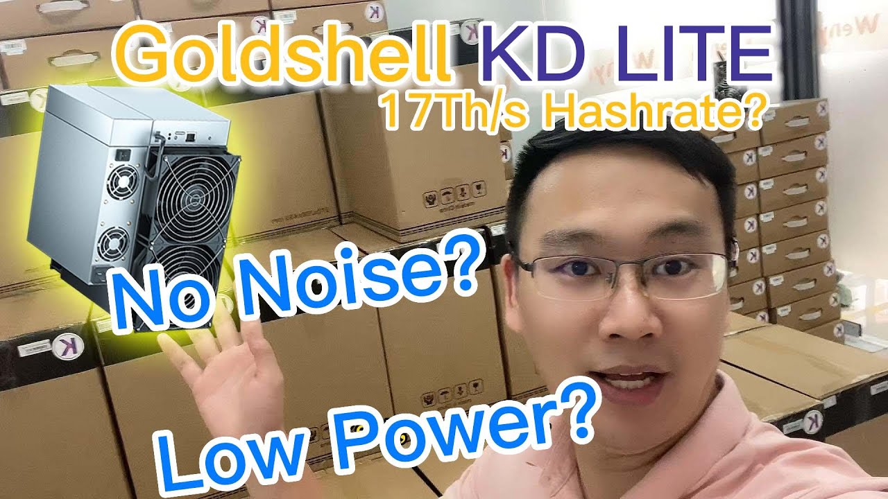 Goldshell KD LITE 17Th/s? No nosie?Low Power Consumption? #Goldshell #Kadena  #KDLITE #KDmax