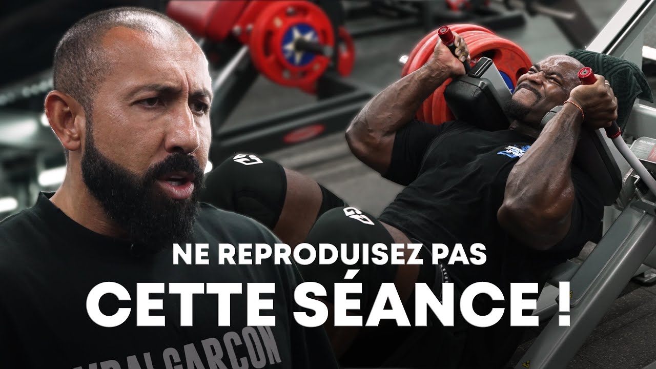 SÉANCE JAMBES À NE PAS REPRODUIRE | HACK SQUAT À 220KG @yedessmaxime