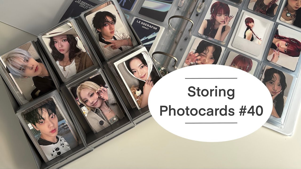Storing & Organising Photocards In My Binder #40 (●&acute;&omega;｀●)