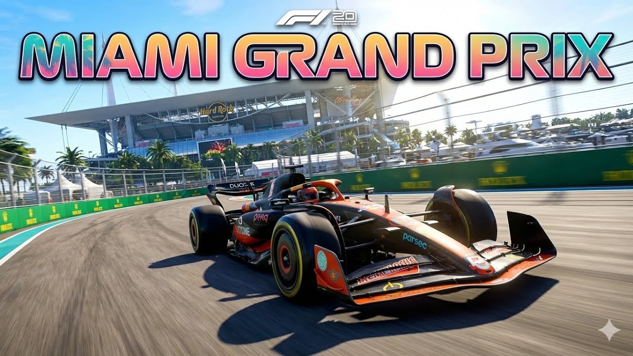 F1 25 My Team – Miami Grand Prix | Antonelli wins Sprint & Takes Pole After Sainz’s Saudi Thriller