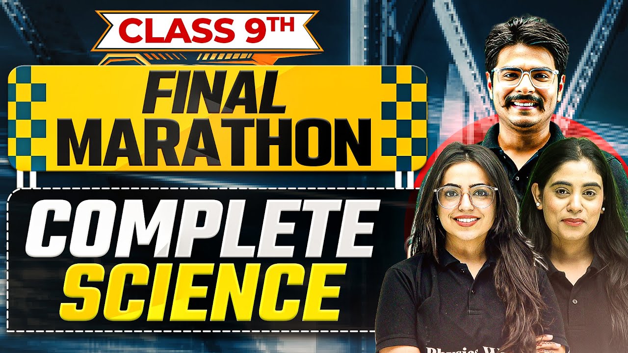Complete Class 9th SCIENCE in 1 Shot | Final Marathon 🎯