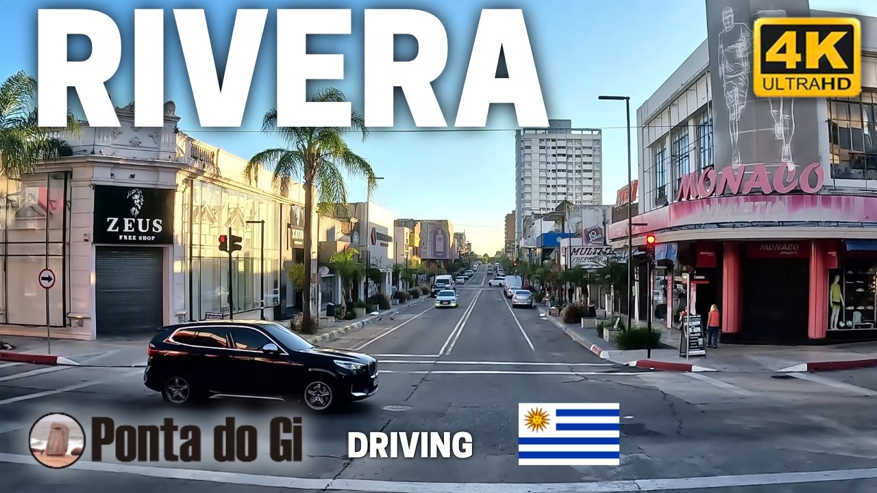 RIVERA - LIVRAMENTO 2026 -UNA CIUDAD EN DOS PAISES- NORTE de URUGUAY/SUR de BRASIL #driving tour 4K
