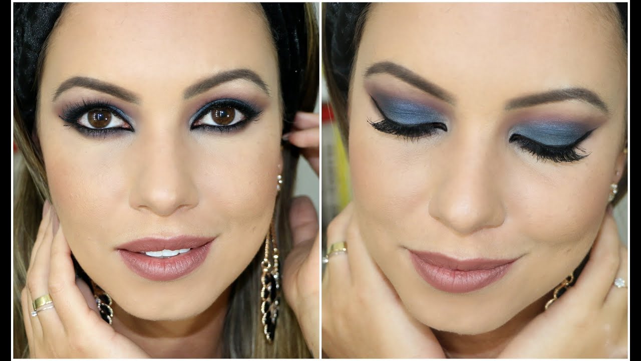 Maquiagem Árabe Inspiração | Smokey Eyes Azul