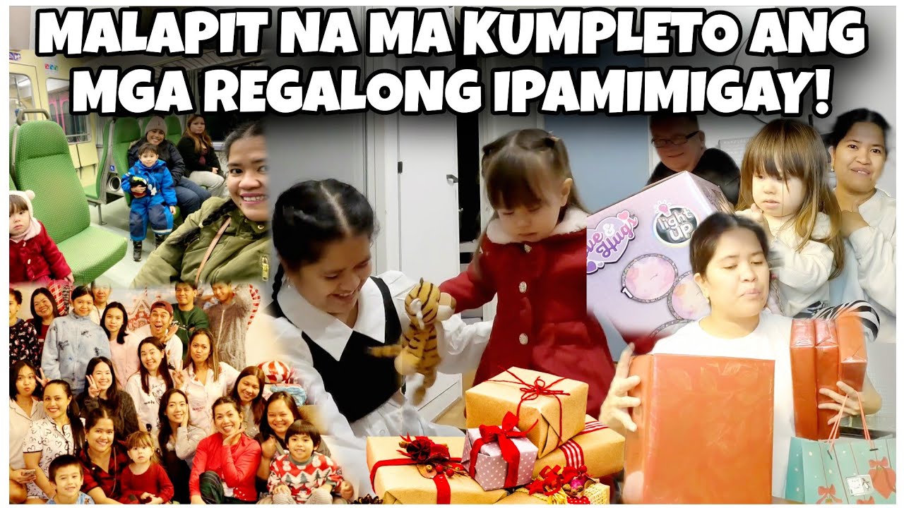 UNTI NALANG KUMPLETO NA ANG IPAMIMIGAY NA REGALO| CHRISTMAS PARTY WITH FILIPINOS IN NASTOLA ANG SAYA