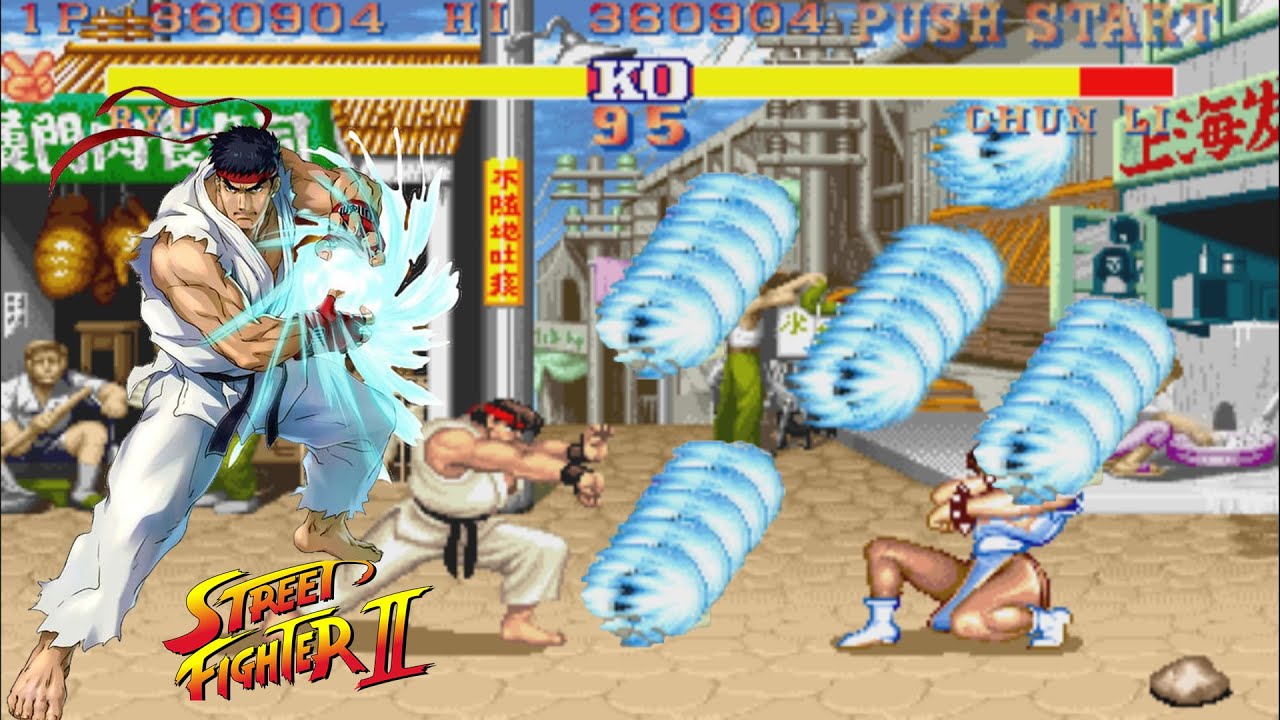 Street Fighter II Champion Edition Hack - ryu extra hadouken