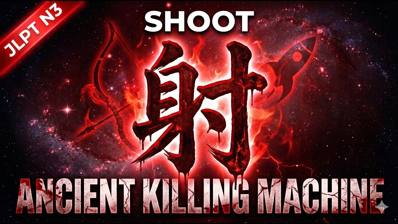 99% of Japanese Don't Know This! The Killing Secret of 射 (Shoot)