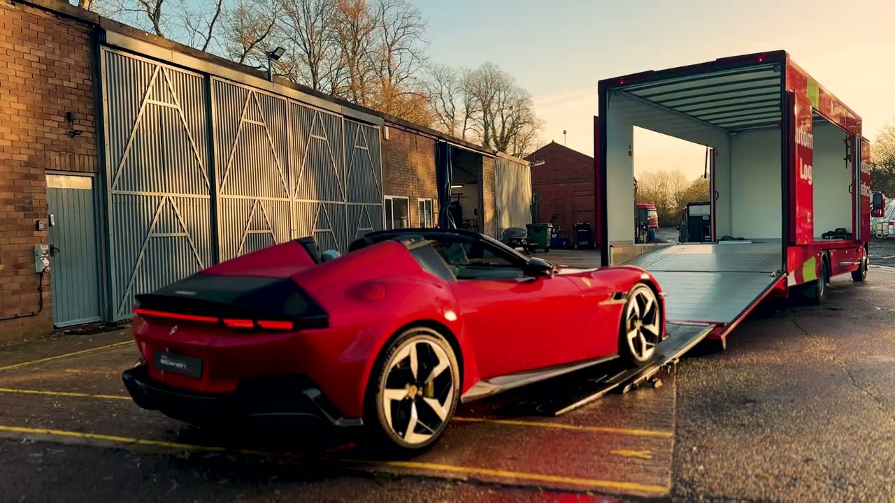 Comear EXC Enclosed Single Car Carrier. precision vehicle transport solution.,