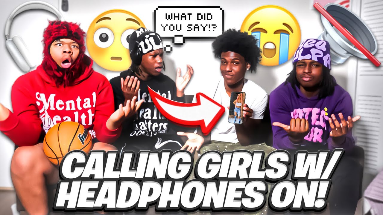 CALLING RANDOM PEOPLE WITH HEADPHONES ON ￼