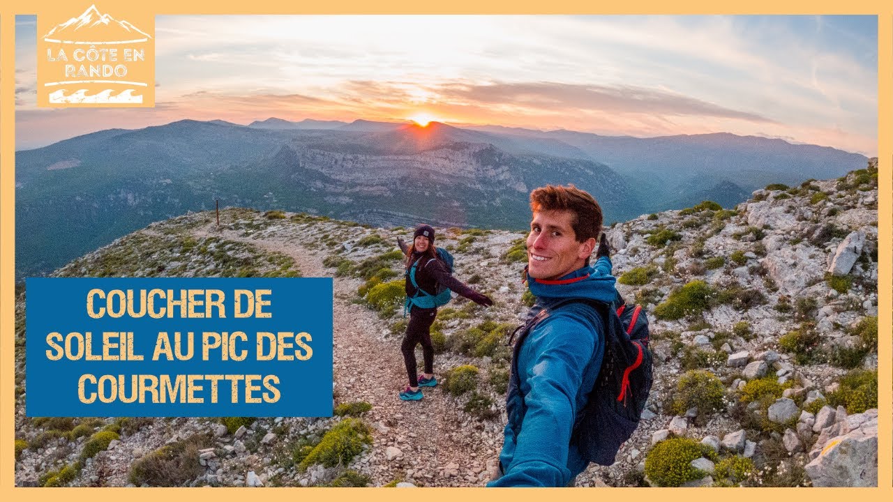 Randonnée Pic des Courmettes - Coucher de Soleil 🌄
