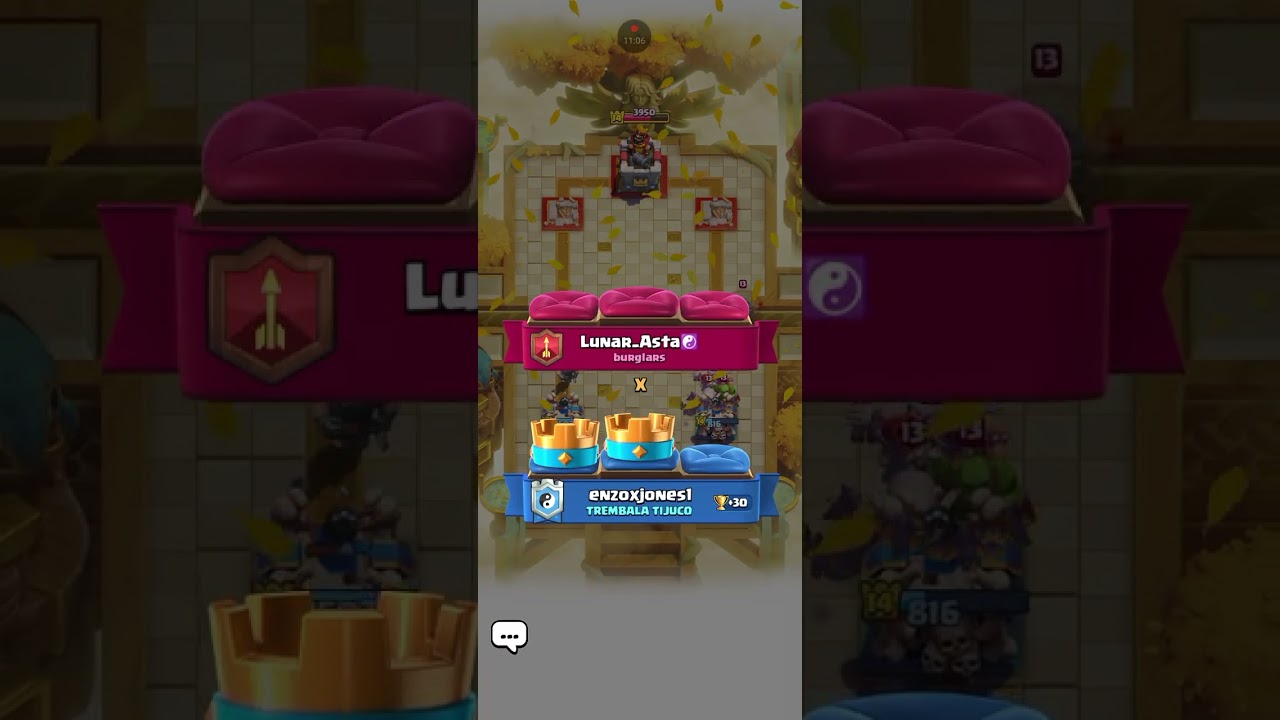 Tentado. Pega. 9100. Mil pontos. No clash. Royale
