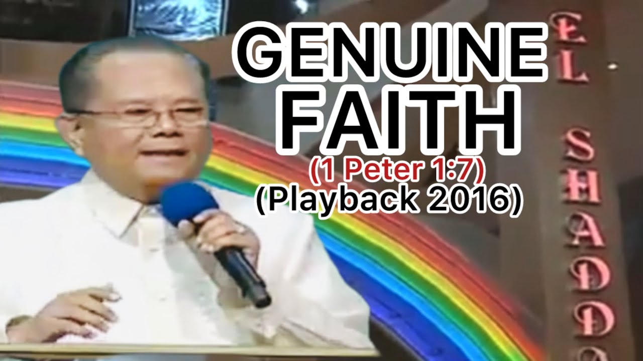 Bro. Mike Velarde Healing Message “GENUINE FAITH” (playback 2016) 