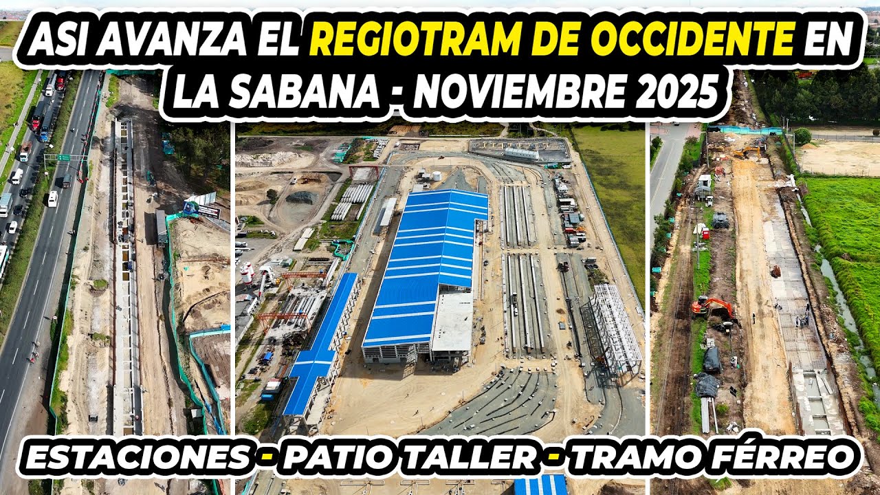 Así Avanza El Regiotram De Occidente - Estaciones - Patio Taller Y Tramo Férreo