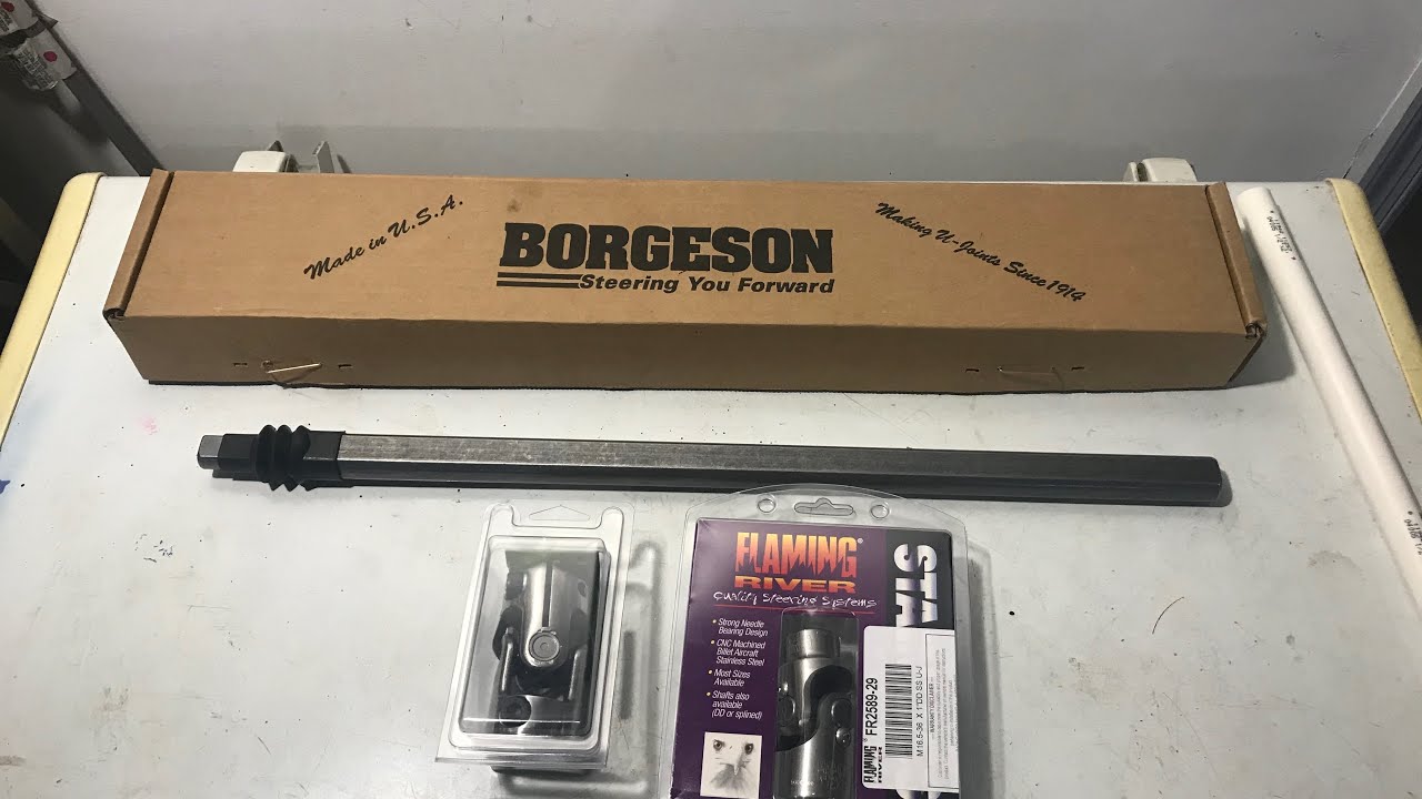 Superlite SLC Build 062 Borgeson Collapsible Steering Shaft Install