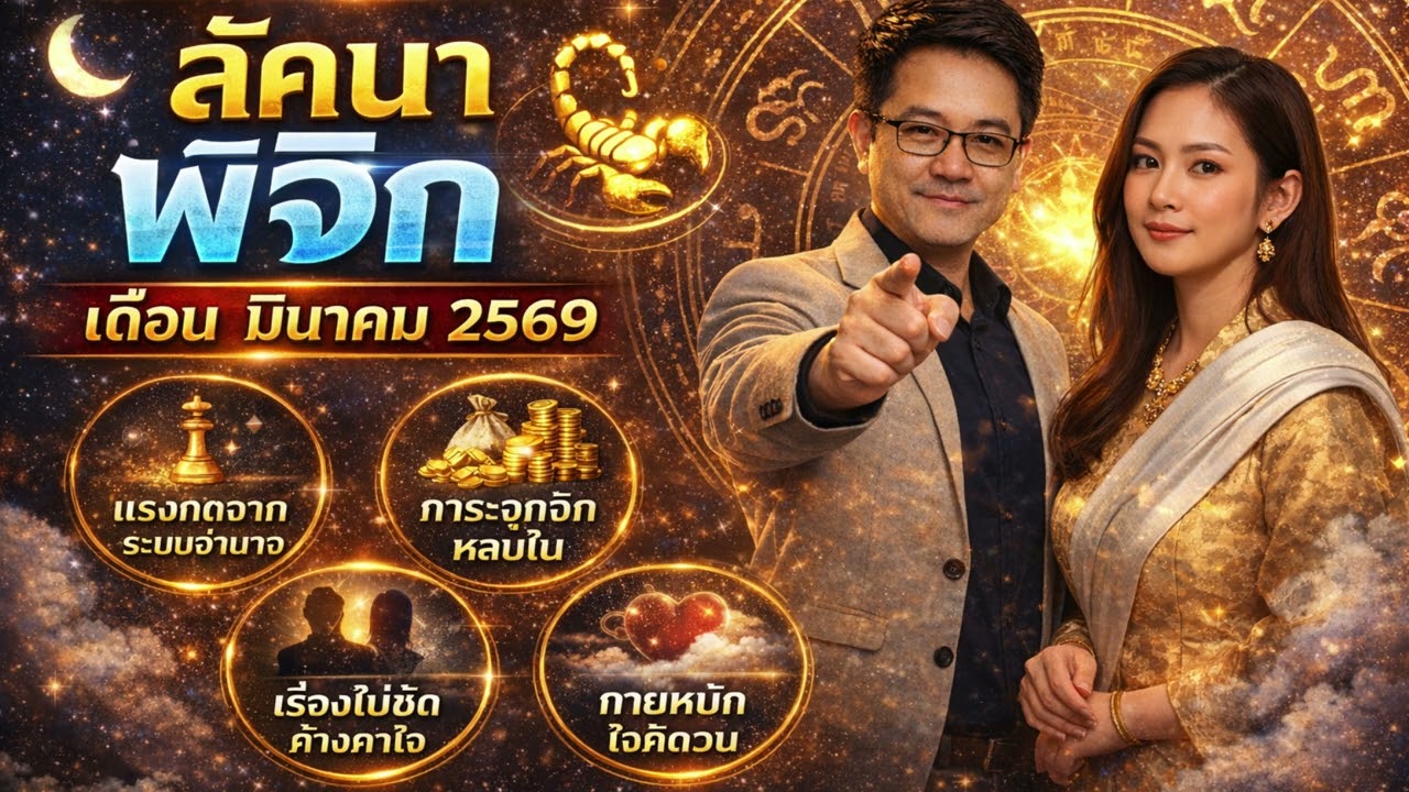 ลัคนาพิจิก มีนาคม 2569 | เดือนที่ต้อง “ประคองตัว” มากกว่าที่คิด