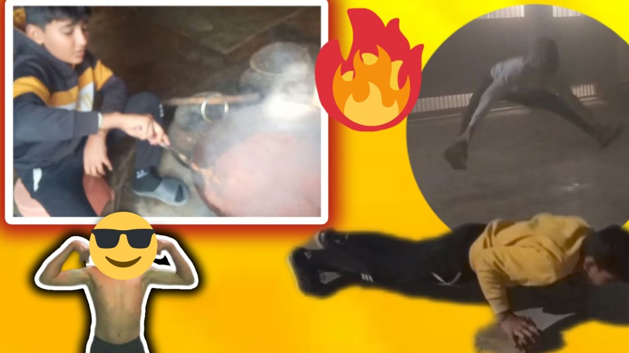 #Aaj to gazar pak ban gaya #Aaj leg ki exercise kar di #fitness vlog  #pls watch my full video 💪💪🖤🖤🥷