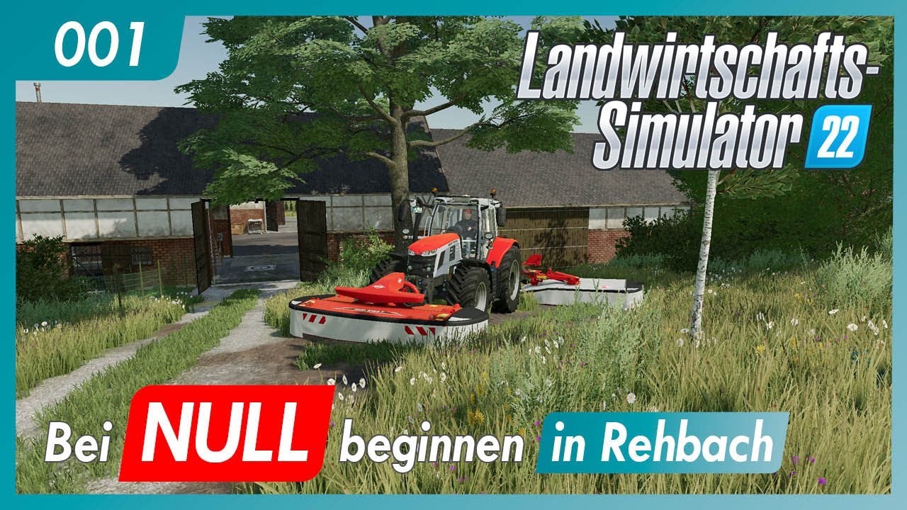 LS22 | 001 - Rehbach | Bei Null beginnen | Let's play gameplay german deutsch Platinum Expansion