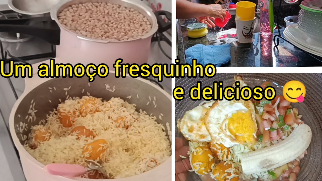 Fiz um almoço delicioso 😋 // arrozinho com pequi 😋.