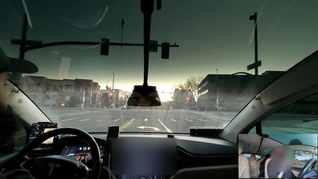 FSD 2016 Tesla Model X Drives Uber Passenger To Destination