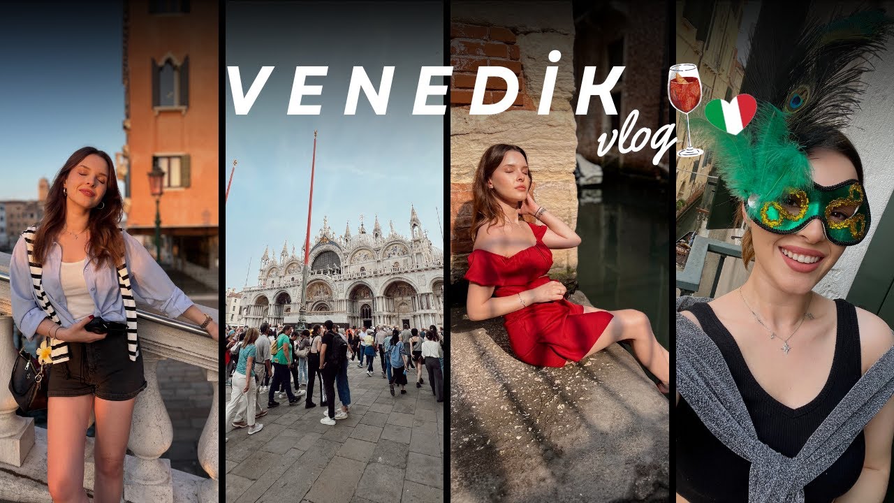 BURADA HİÇ ARABA YOK! | Venedik Vlog 🎭