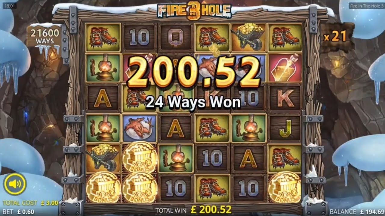 BIG SESSION ON FIRE IN THE HOLE 3 @ £3 A SPIN. How do i get on???