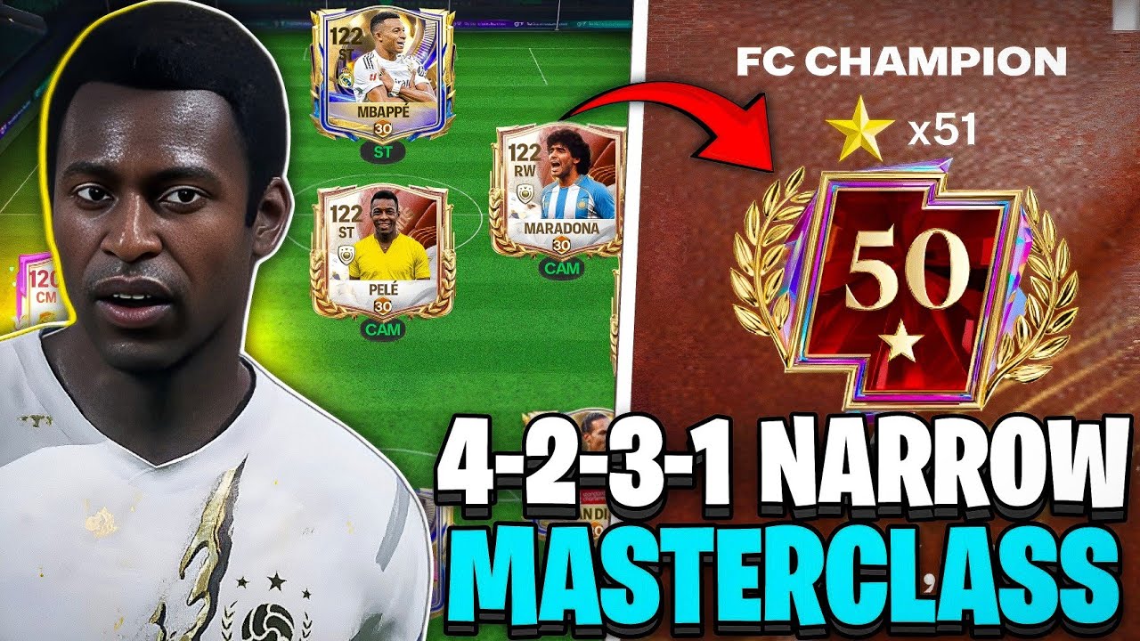 4-2-3-1 Narrow is BROKEN 😳 | 50 STAR H2H GRIND ft. Pelé & Maradona