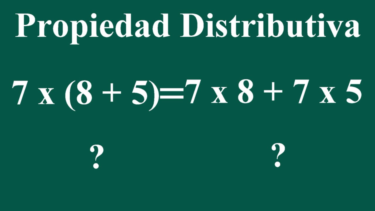 Propiedad distributiva respecto a la suma