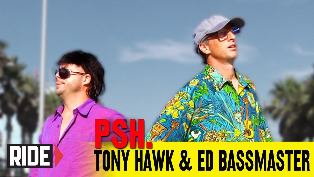 Psh. Tony Hawk and Ed Bassmaster Prank Venice Beach, CA