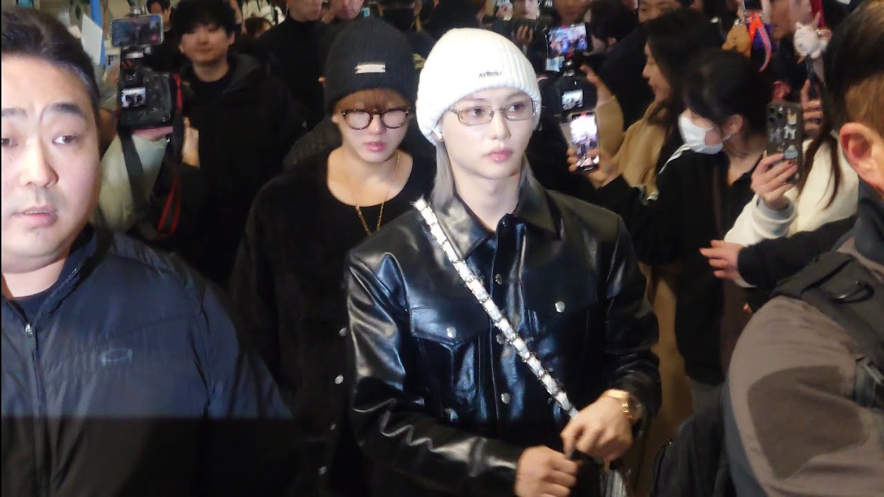 STRAY KIDS finding a home in hong kong Departing Inchon Airport Nov. 27th, 2025 #4k #kpop #출국 #MAMA