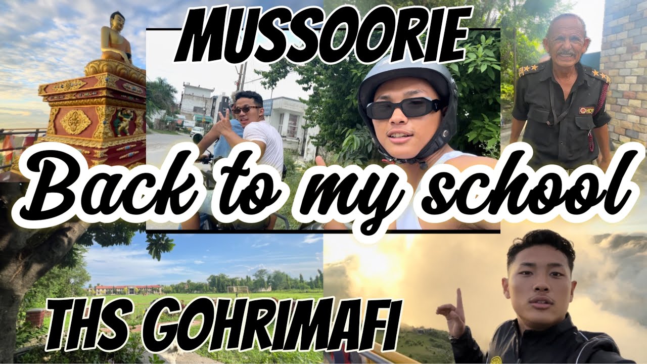 I went back to my school | bike trip | THS mussoorie, Gohrimafi | Tibetanvlogger |