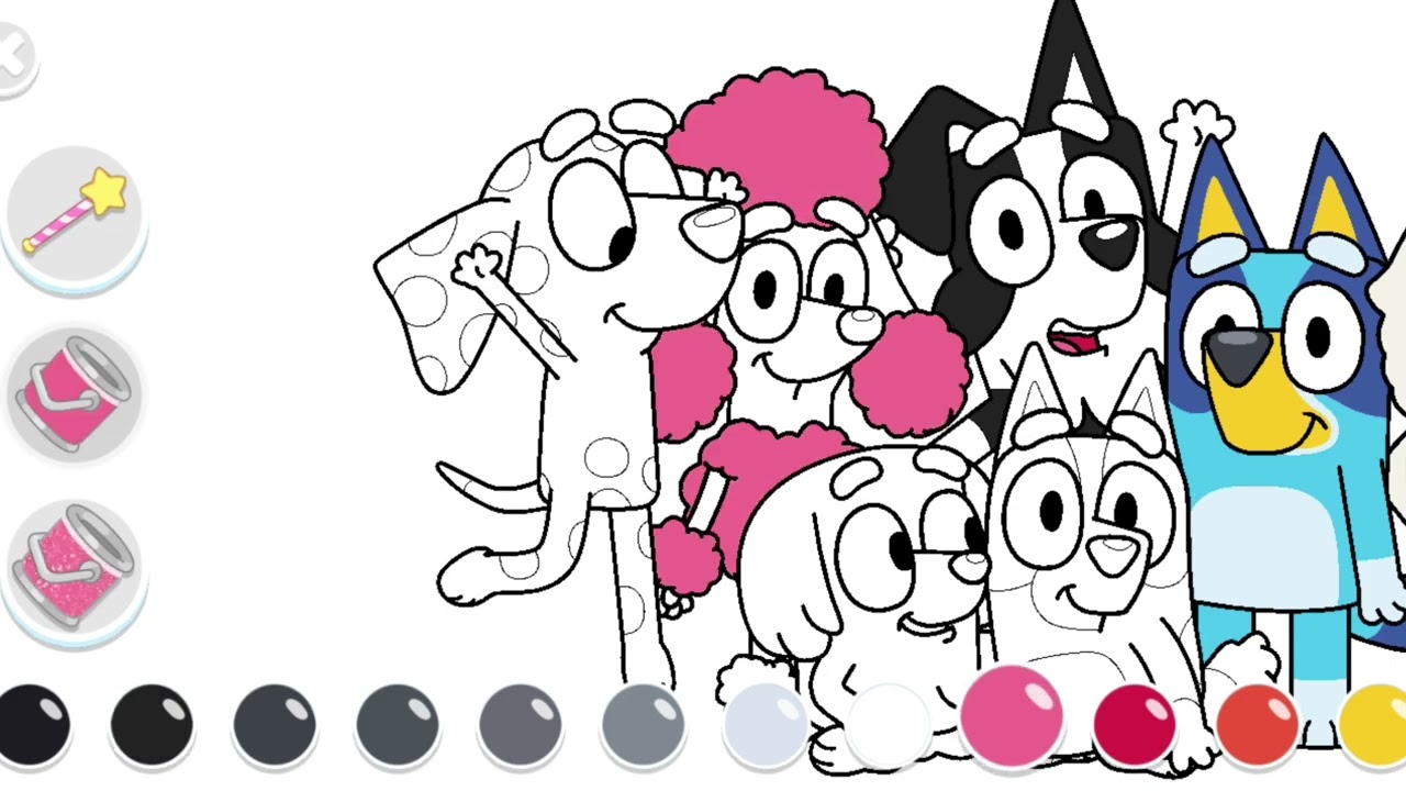 Color with Bluey: Easy & Fun Coloring #12