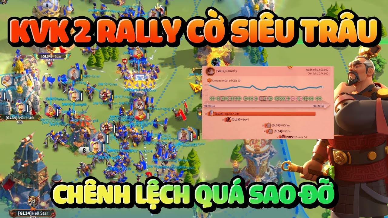 Cụm KvK 2 Var Căng Nhóm Việt Nam Có Vẻ Hơi Out Trình Khi Field Quá Đông -  Rise of Kingdoms