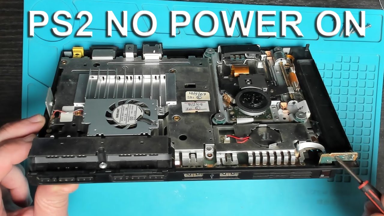 Playstation 2 Slim Mini красный индикатор не включается