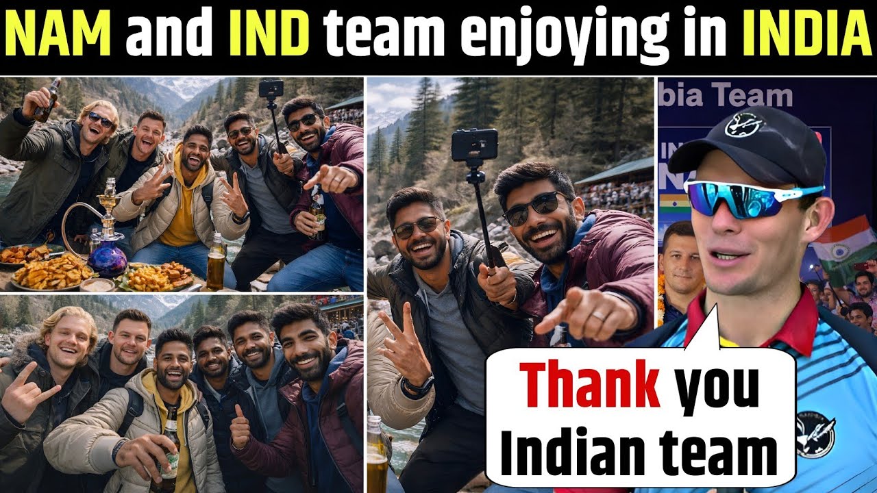 Namibia Team Shocked by Indian Team’s Gesture in India | IND vs NAM T20 WC