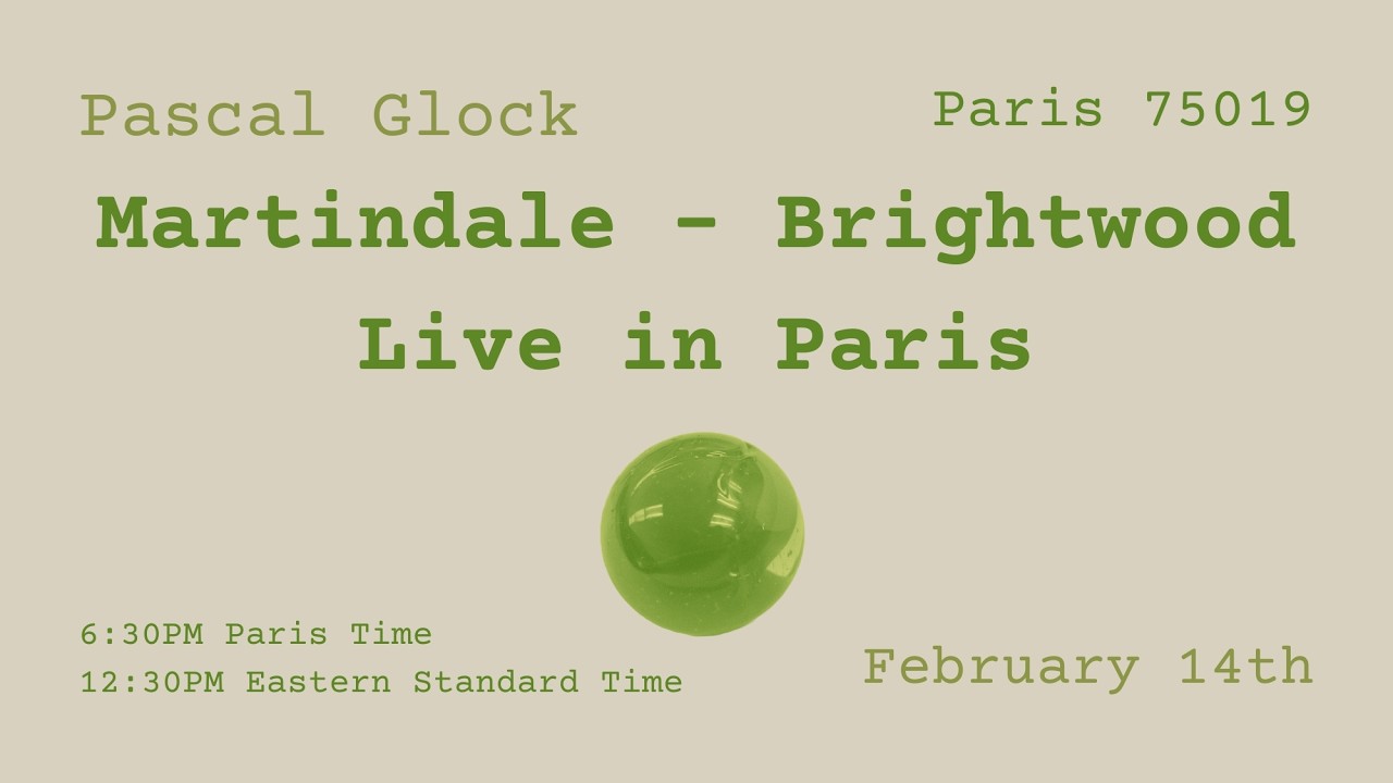 Martindale-Brightwood : Live in Paris 2/3
