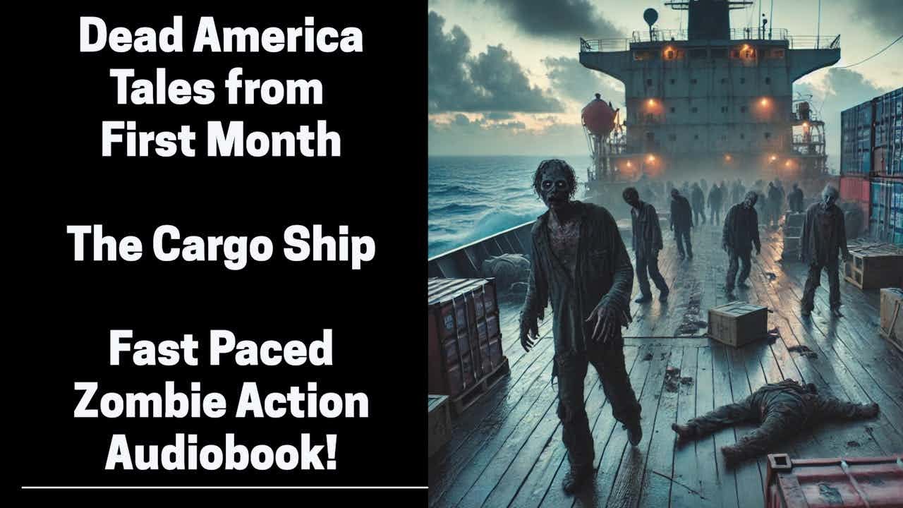 Dead America - The Cargo Ship - Tales of the First Month (Complete Zombie Audiobook)