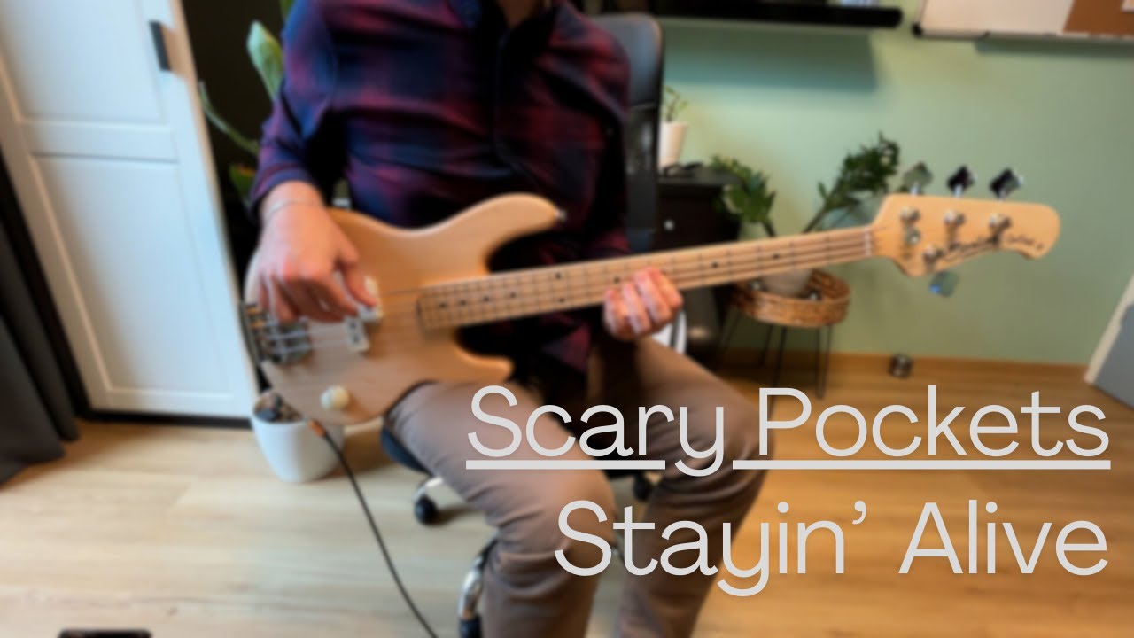 Scary Pockets - Stayin' Alive - Bass Cover