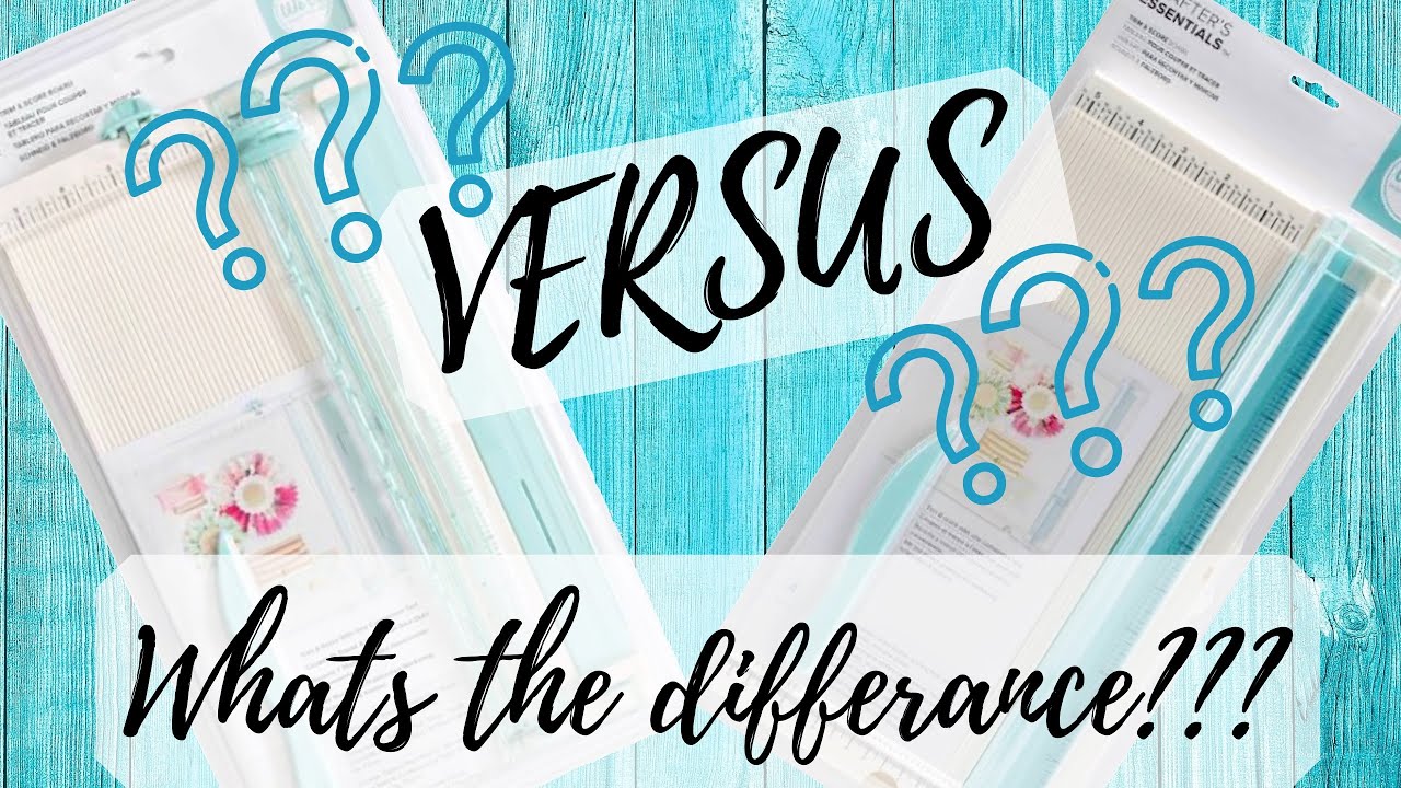 What's the Difference? Old Vs New - We R Memory Keepers Trim & Score Board Comparison.