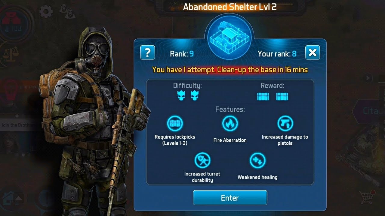 Abandoned Shelter Lvl 2 | DOZ SURVIVAL