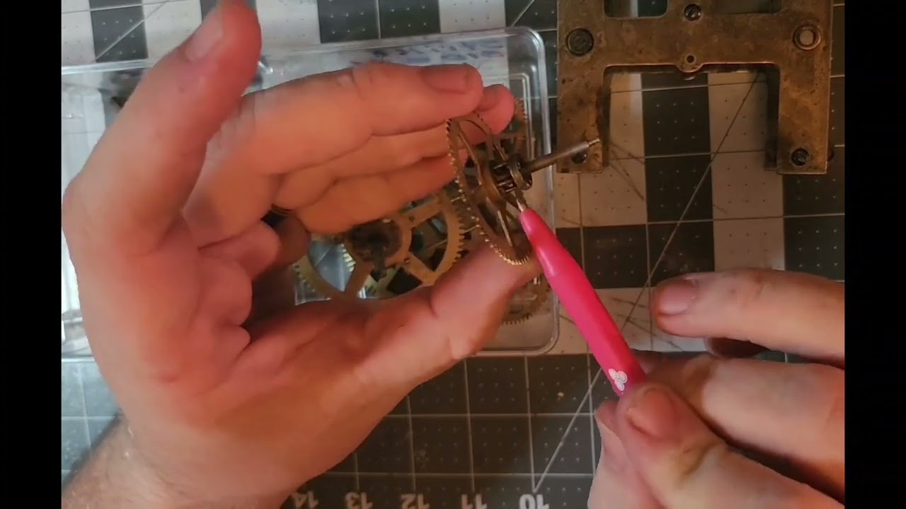 Waterbury clock rebuild part 1.