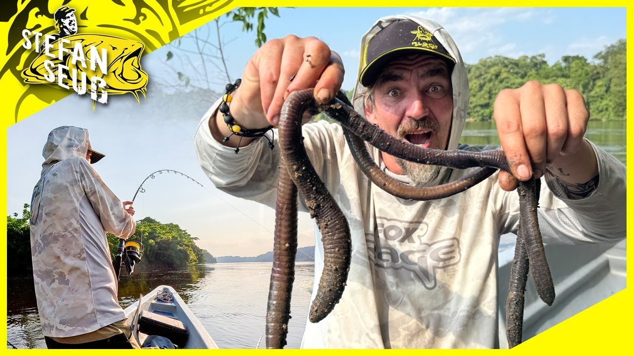 XXL WURM fängt gefährliche FLUSSMONSTER | Angeln auf Grund mit dem Mega Wurm