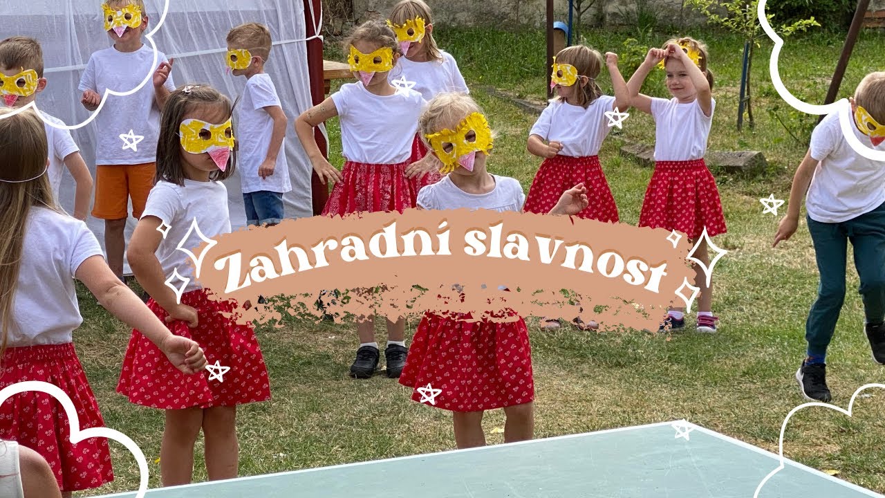 Zahradní slavnost ve škole - poníci ve školce 🐴, vystoupení dětí a poslední trénink karate 🥋 🏅