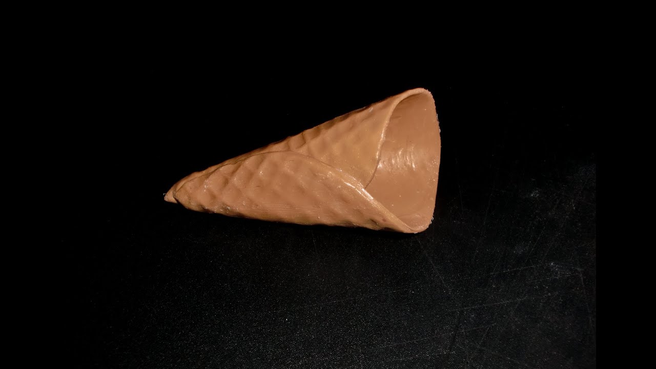Polymer Cone: Fimo Eiswaffel - Tutorial [HD/deutsch] (EN-Sub)