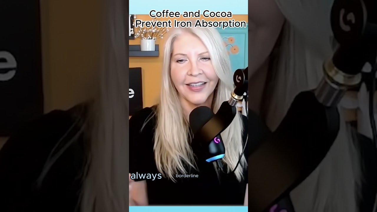 Coffee and Cocoa Prevent Iron Absorption by up to 90%!!- Bright By Your Side  #podcast #podcastclips